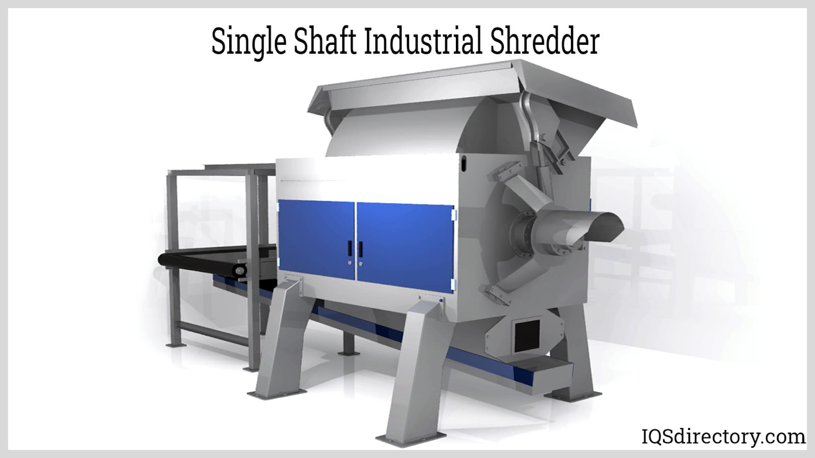 single shaft industrial shredder