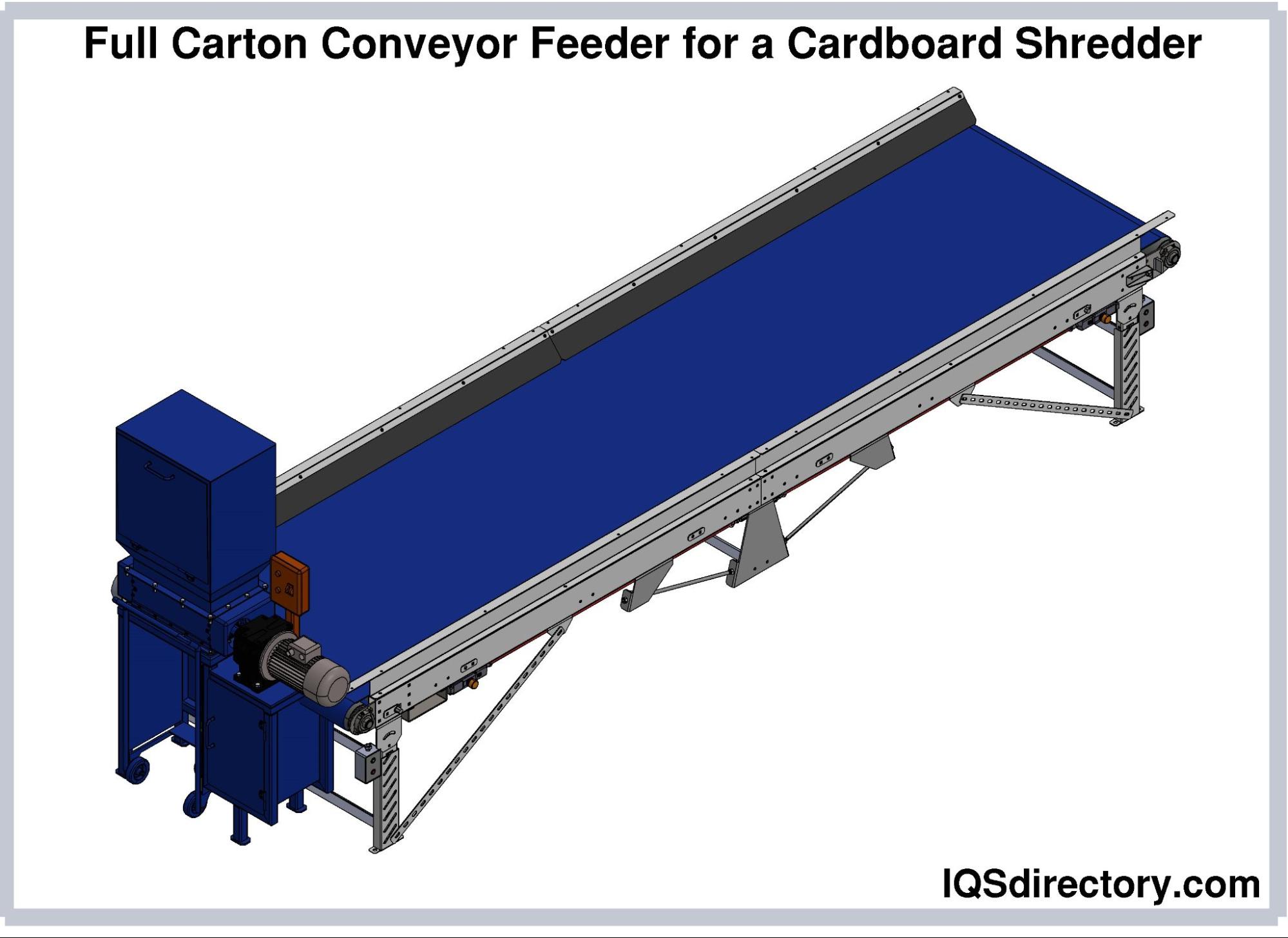 Cardboard Shredder Feeder